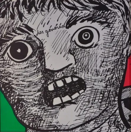 Литография Baj - Des Générs