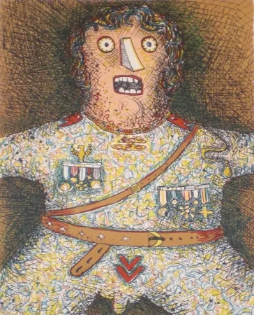 Литография Baj - Du Soldat