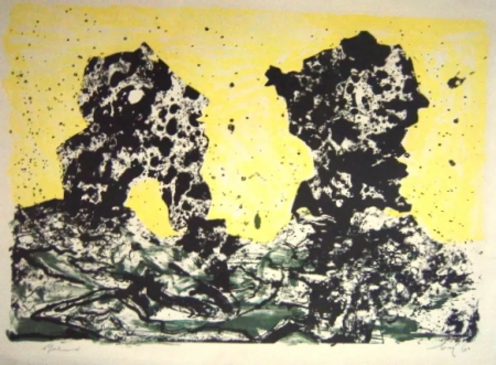 Литография Baj -  Due Personnaggi