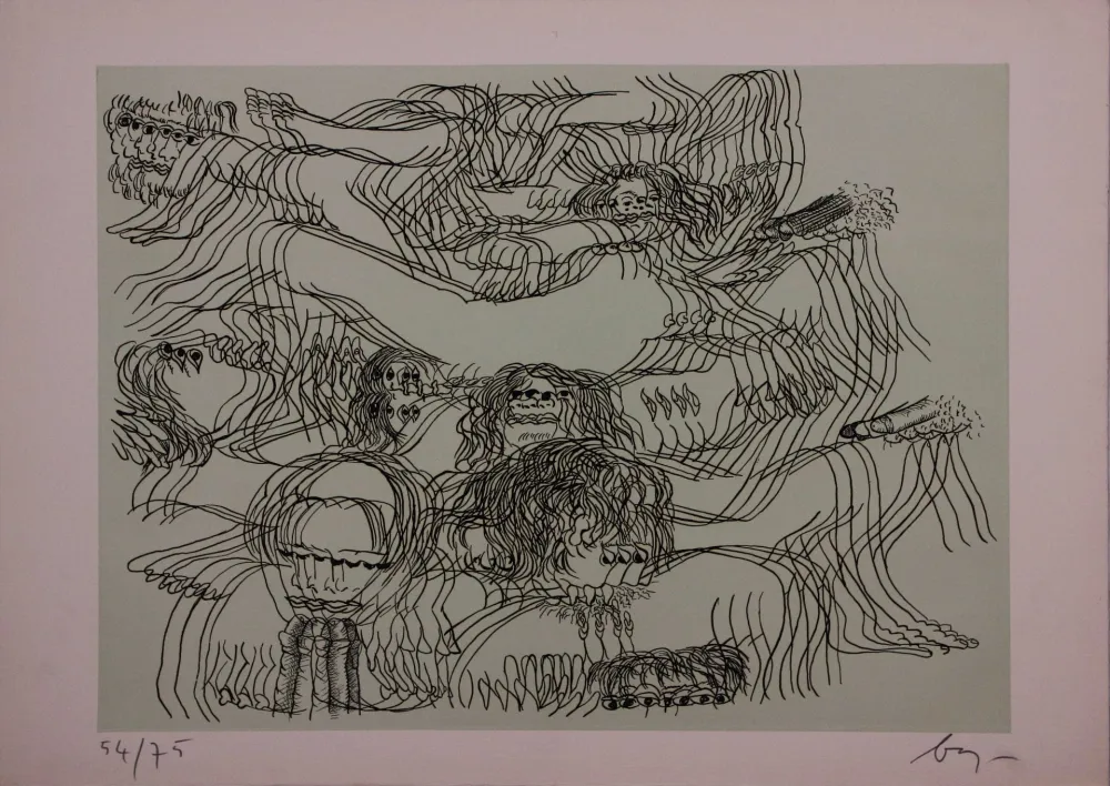 Офорт Baj - Erotica II