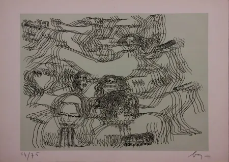 Офорт Baj - Erotica II