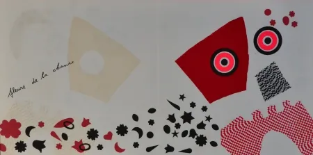 Литография Baj - Fleurs de la chance