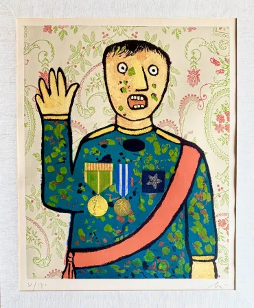 Литография Baj - Generale