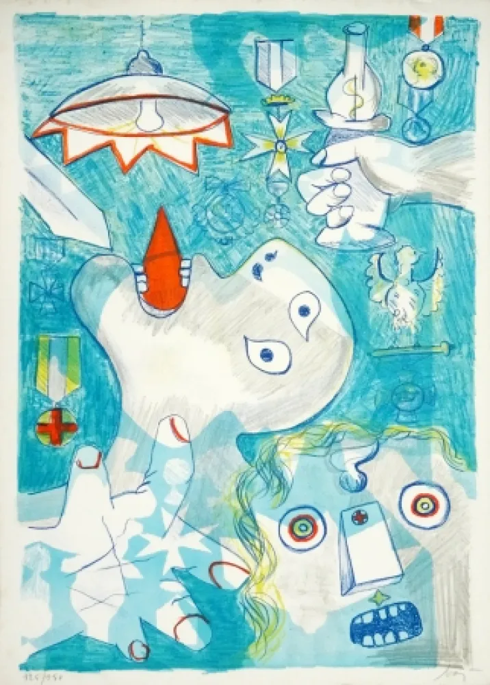 Литография Baj - Guernica