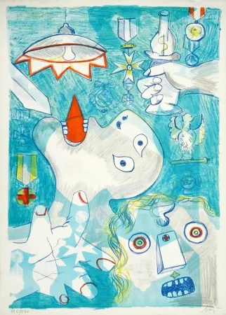 Литография Baj - Guernica