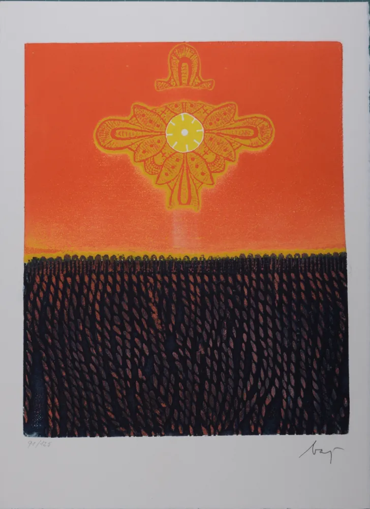 Гравюра Baj - Hommage à Marcel Duchamp, 1971 - Hand-signed & numbered