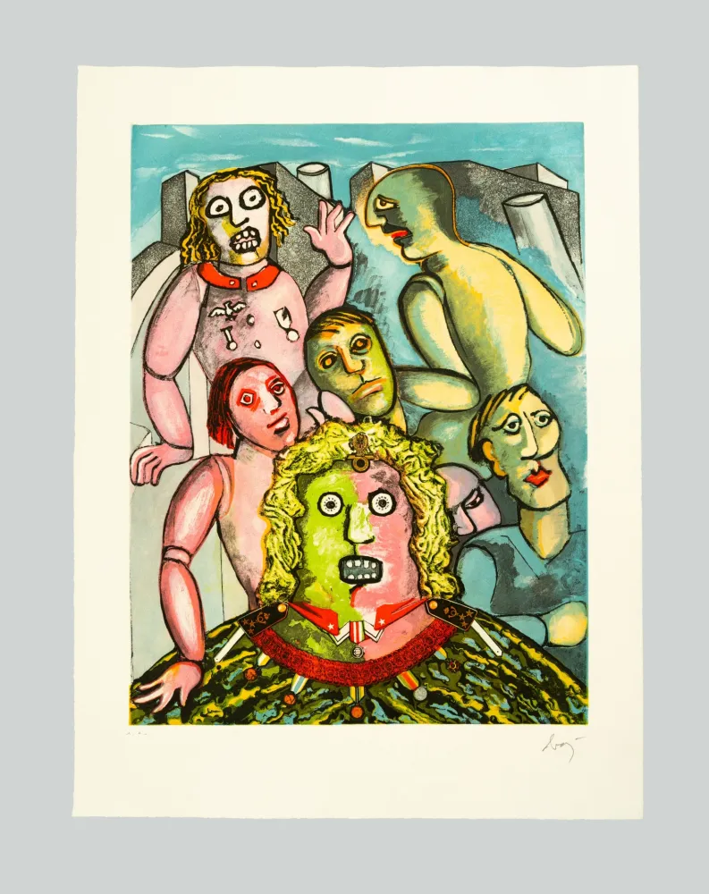 Офорт И Аквитанта Baj - Il generale e i suoi fantasmi