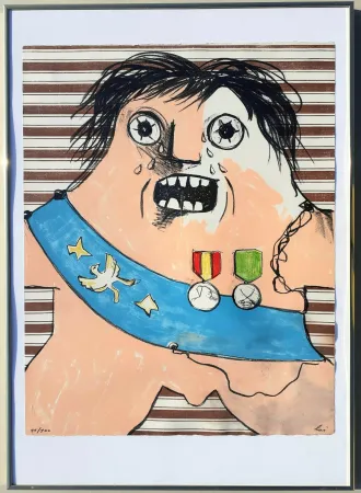 Литография Baj - Il maresciallo di Sassonia