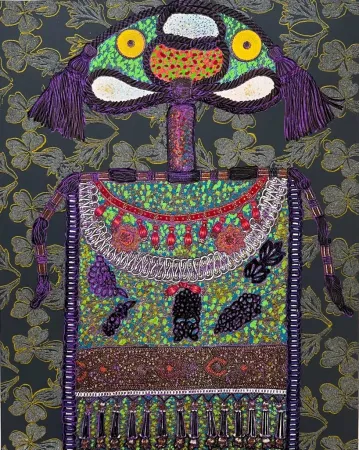 Сериграфия Baj - Lady Virginia Woolf