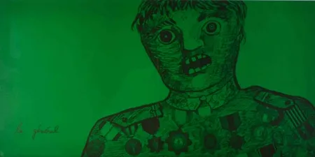 Литография Baj - Le général