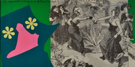 Литография Baj - Les demoiselles d’Avignon