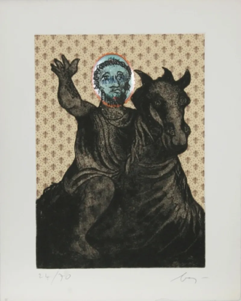 Акватинта Baj - Marcus Annius Verus Aurelius Antoninus