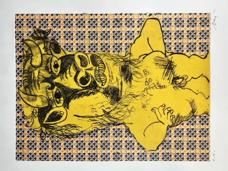 Офорт Baj - Minotaure