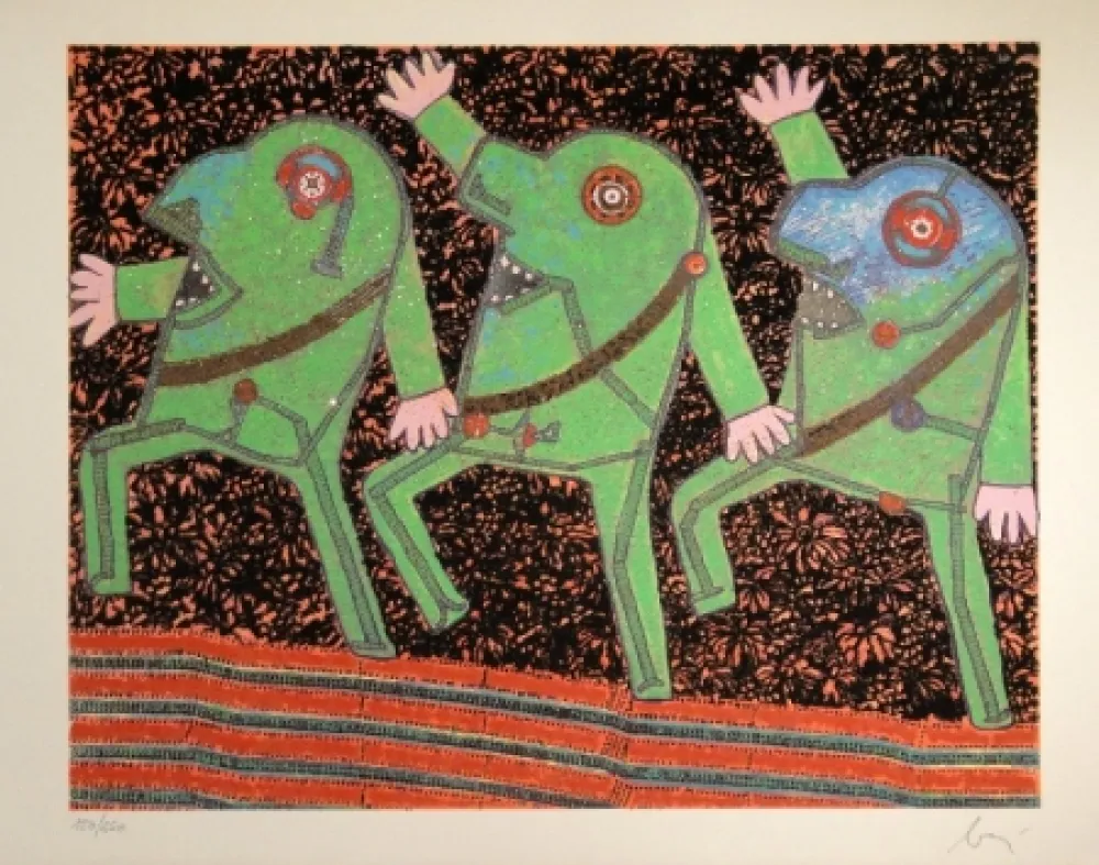 Офорт И Аквитанта Baj - Parade