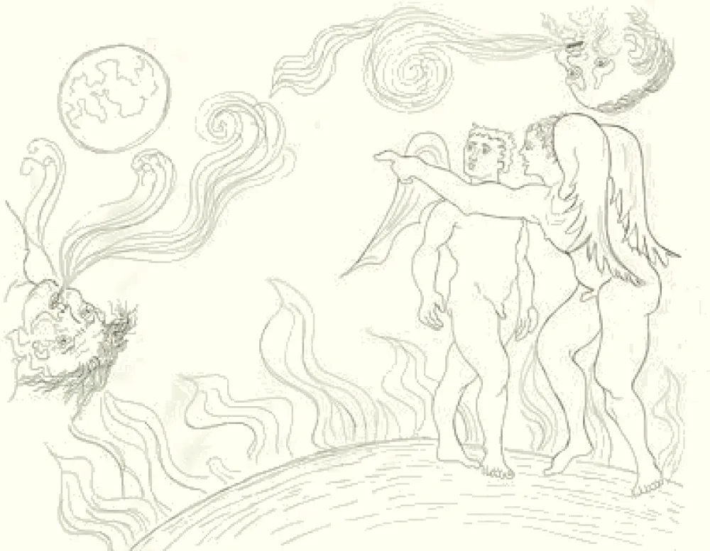 Гравюра Baj - Paradiso perduto: il nuovo mondo