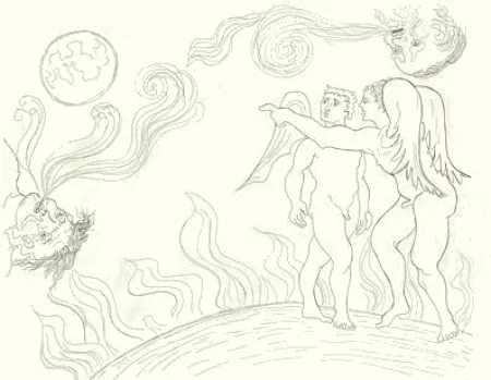 Гравюра Baj - Paradiso perduto: il nuovo mondo