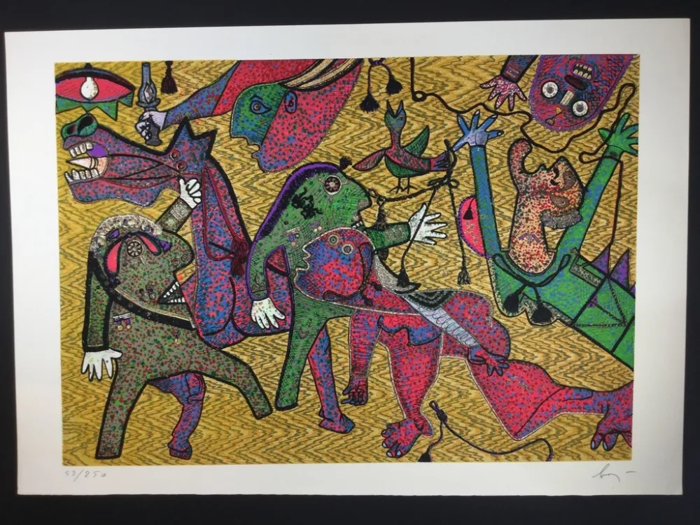 Многоэкземплярное Произведение Baj - Particolare di Guernica