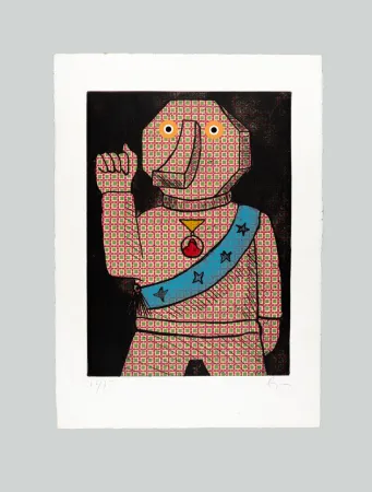 Офорт И Аквитанта Baj - Piccolo Ubu