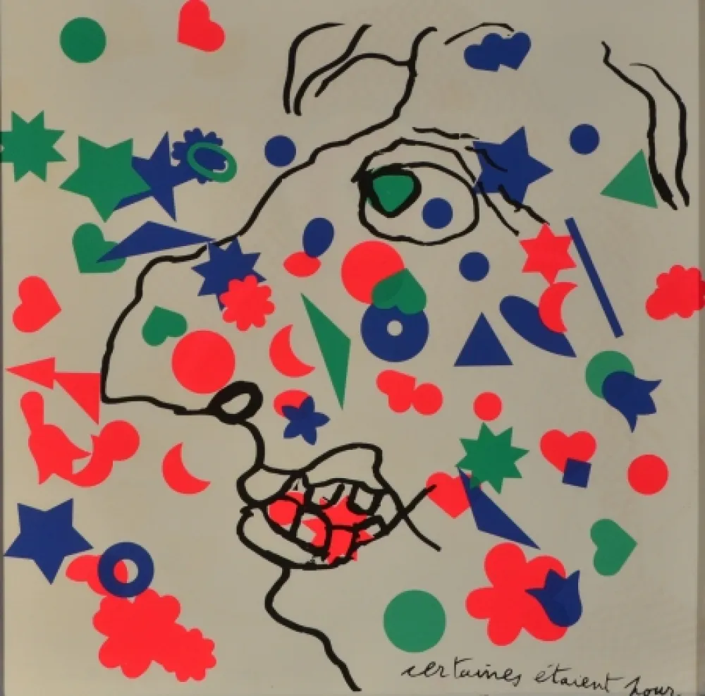 Литография Baj - Pour ou contre