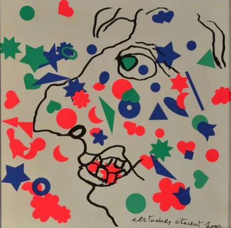 Литография Baj - Pour ou contre