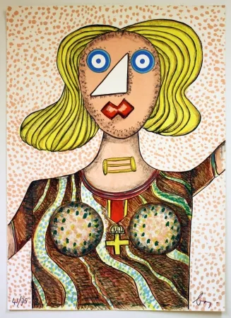 Литография Baj - Swedish Lady