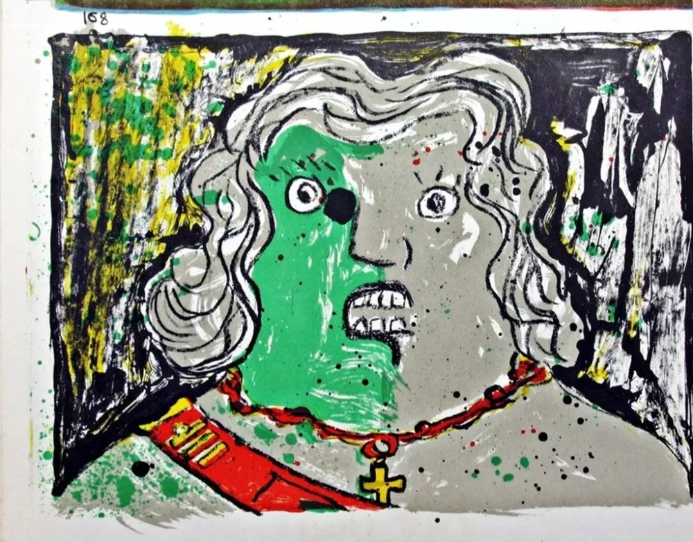 Литография Baj - Untitled