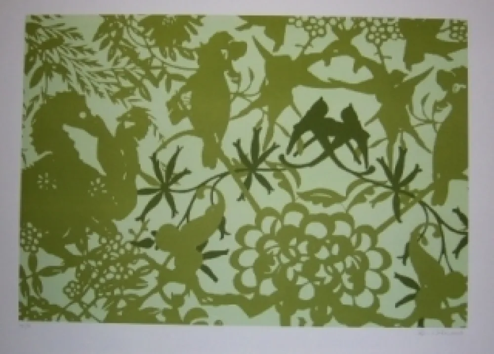 Литография Baker - Feuillages 1