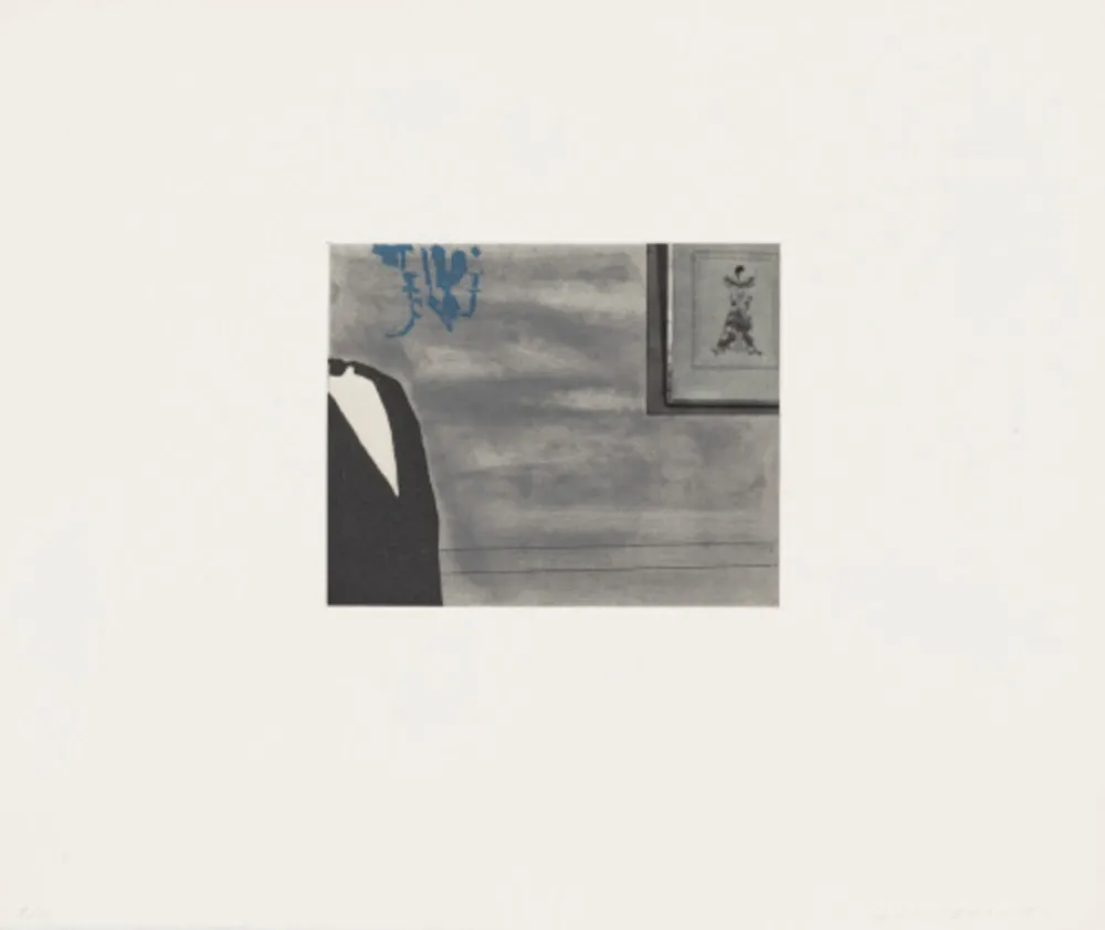 Офорт И Аквитанта Baldessari - Black Dice 1