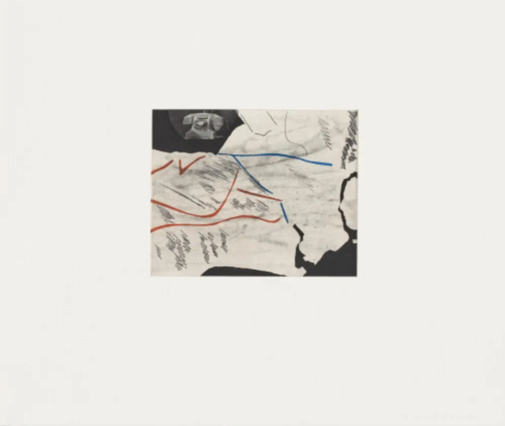 Офорт И Аквитанта Baldessari - Black Dice 6