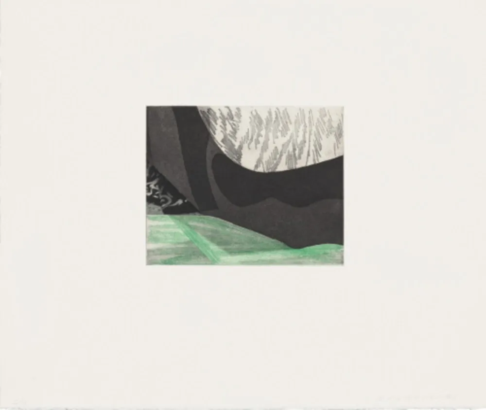 Офорт И Аквитанта Baldessari - Black Dice 8