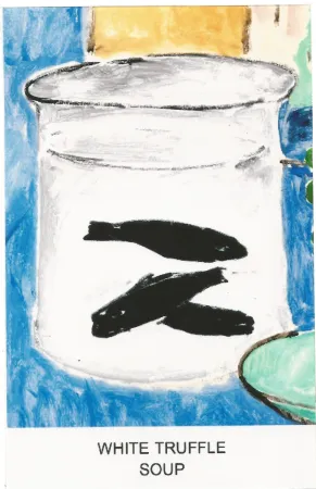 Сериграфия Baldessari - Eight Soups: White truffle soup