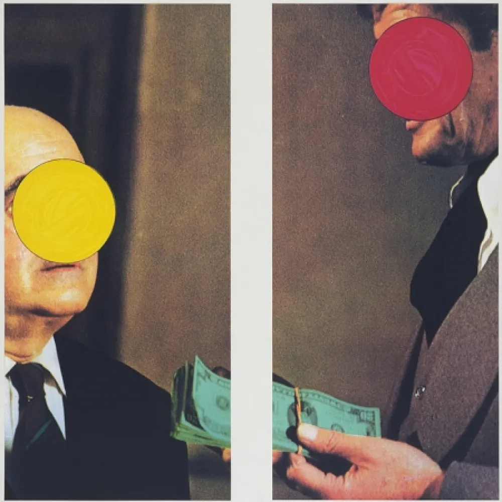 Сериграфия Baldessari -  Money with Space Between