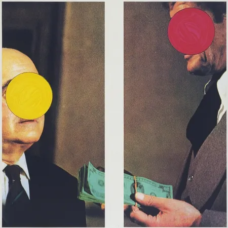 Сериграфия Baldessari -  Money with Space Between