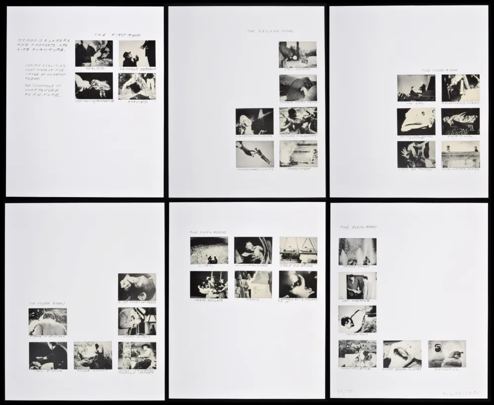 Литография Baldessari - Six Rooms