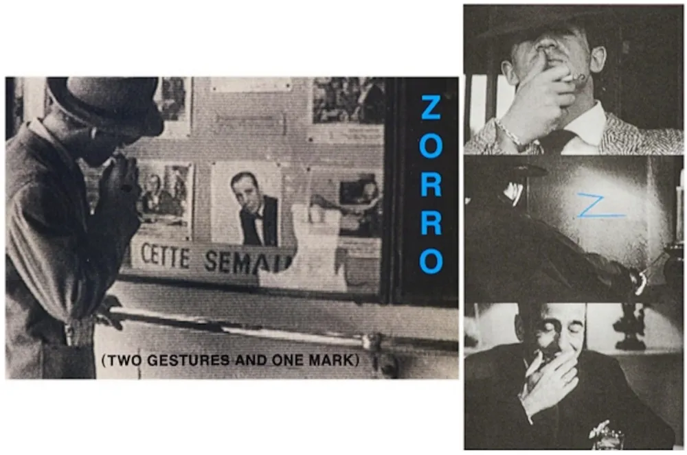 Литография Baldessari - Zorro (Two Gestures and One Mark)