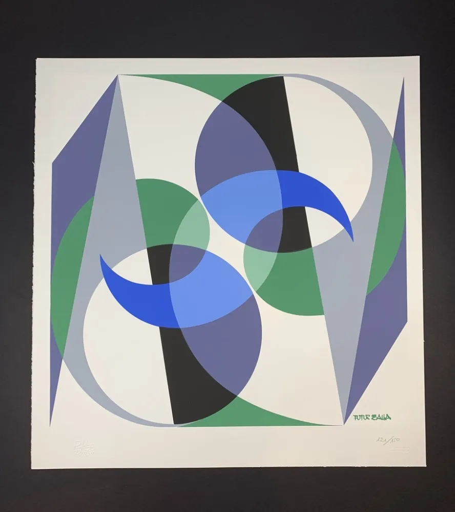 Сериграфия Balla - Equilibrio Spaziale