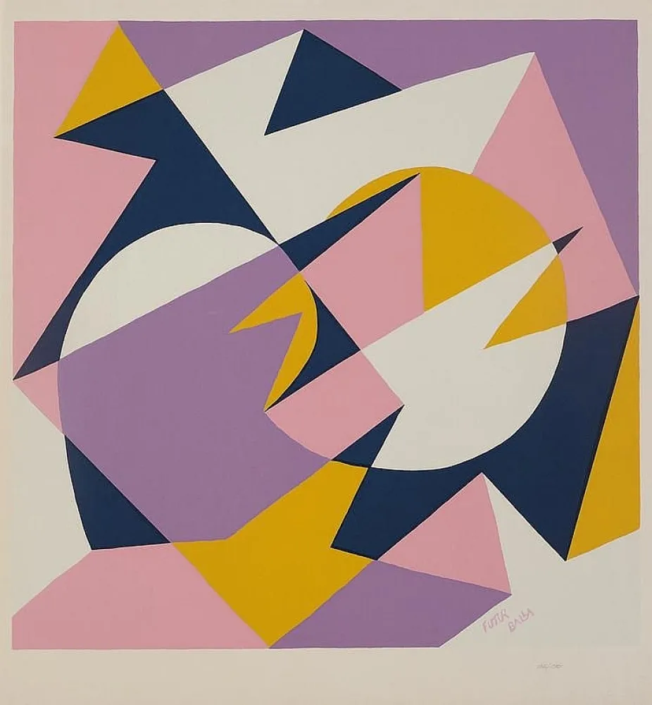 Сериграфия Balla - Velocita + Forme Rumore