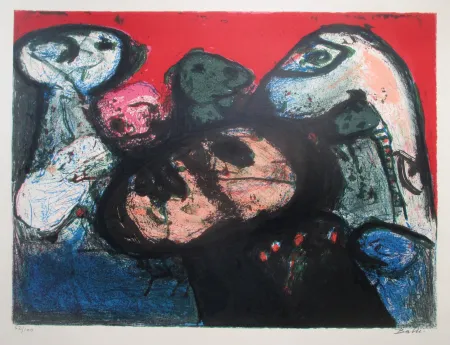 Литография Balle - Composition