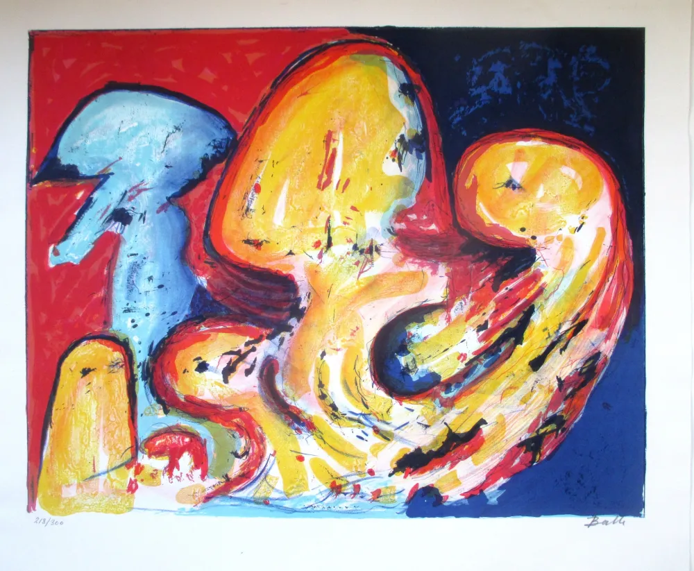 Литография Balle - Composition