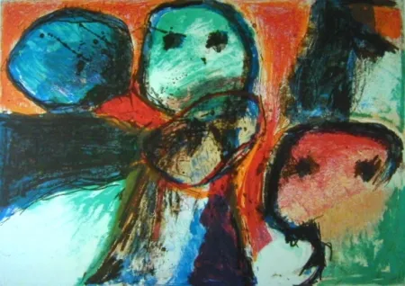 Литография Balle - Kometagtig Rejse - Travelling like comets