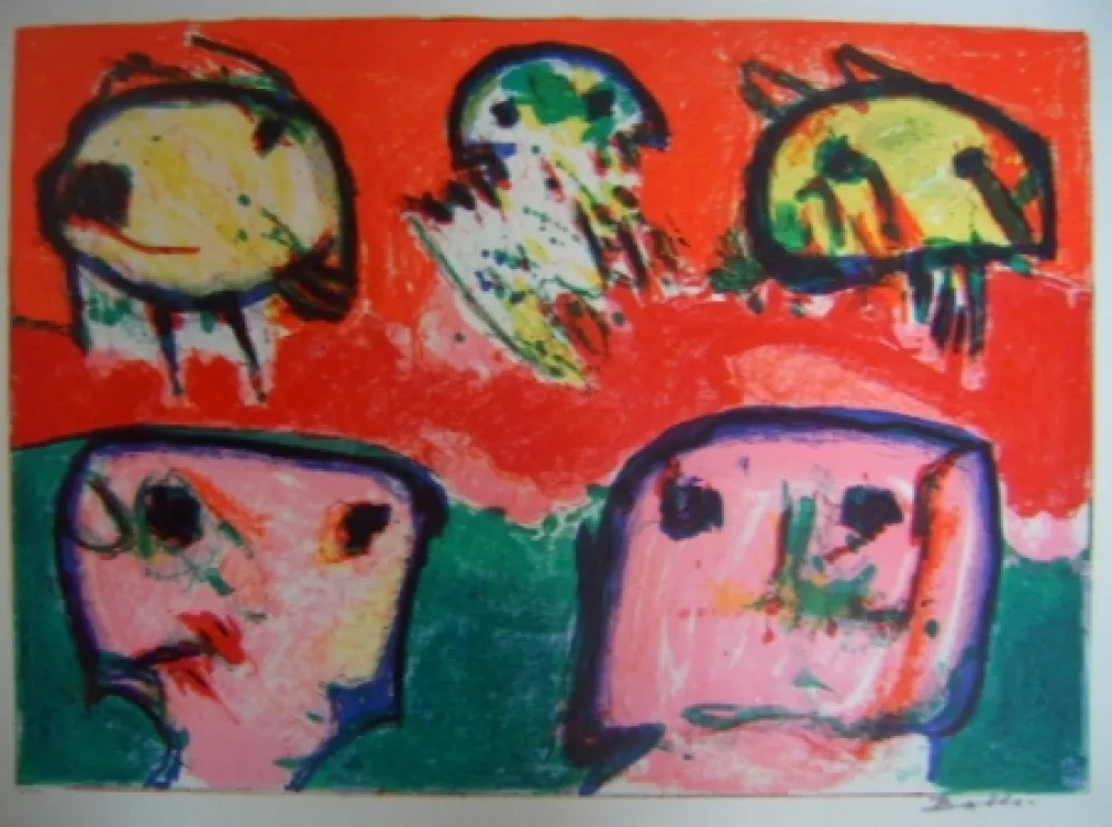 Литография Balle - Satellit-ballet