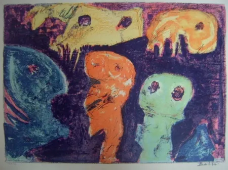 Литография Balle - Små Fiksstjerner -  Little  Fixed Stars