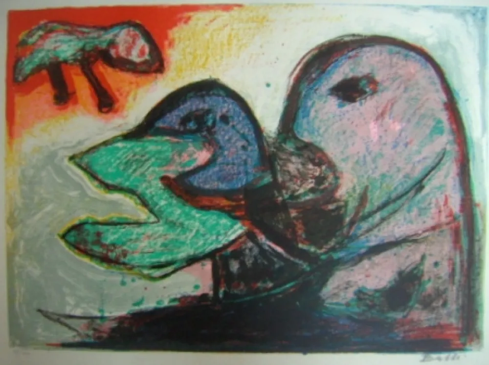 Литография Balle - Ved Saturn - At Saturn