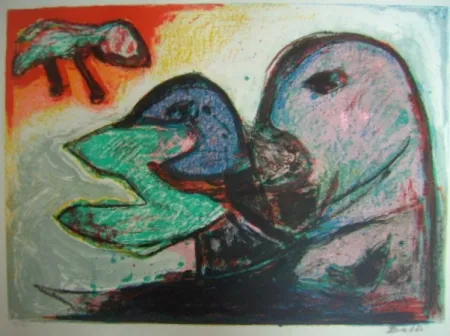 Литография Balle - Ved Saturn - At Saturn