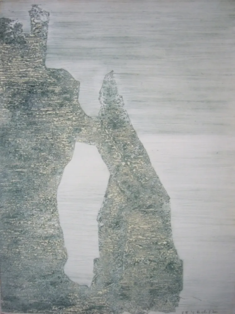 Гравюра Ballif - Etretat