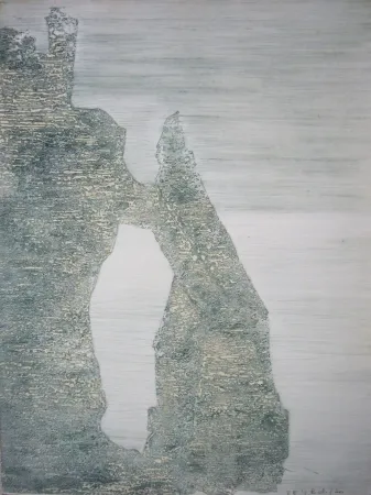 Гравюра Ballif - Etretat