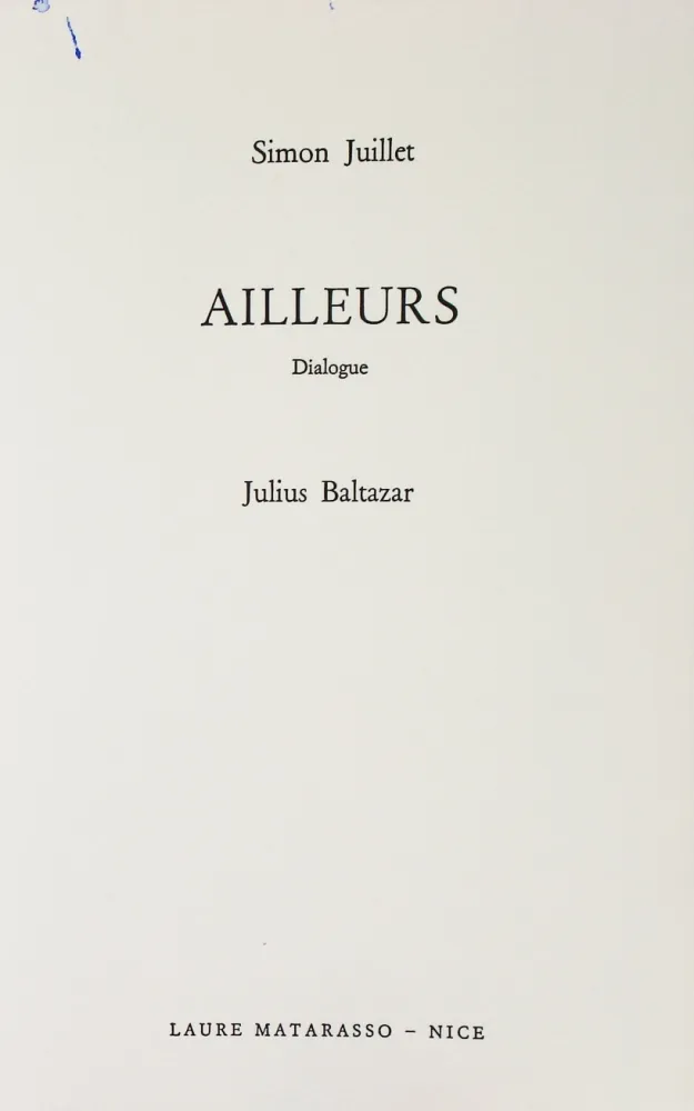 Иллюстрированная Книга Baltazar - Ailleurs