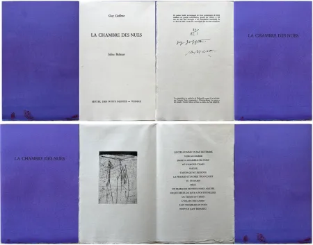 Офорт Baltazar - Guy Goffette: LA CHAMBRE DES NUES. Poème inédit (2007)