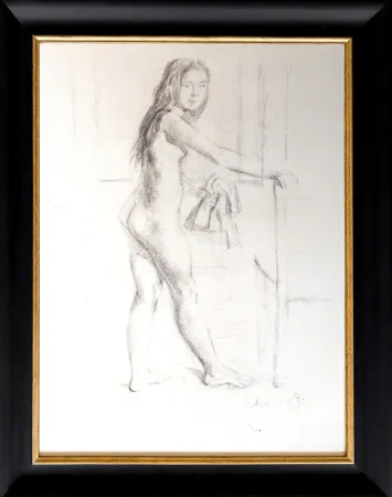 Литография Balthus - Jeune Femme Debou