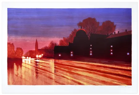 Литография Bang -  Forfatningens første dag 